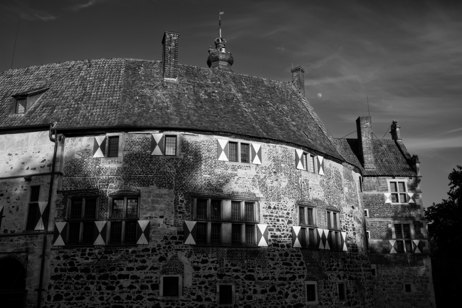 Burg Vischering im Abendlicht